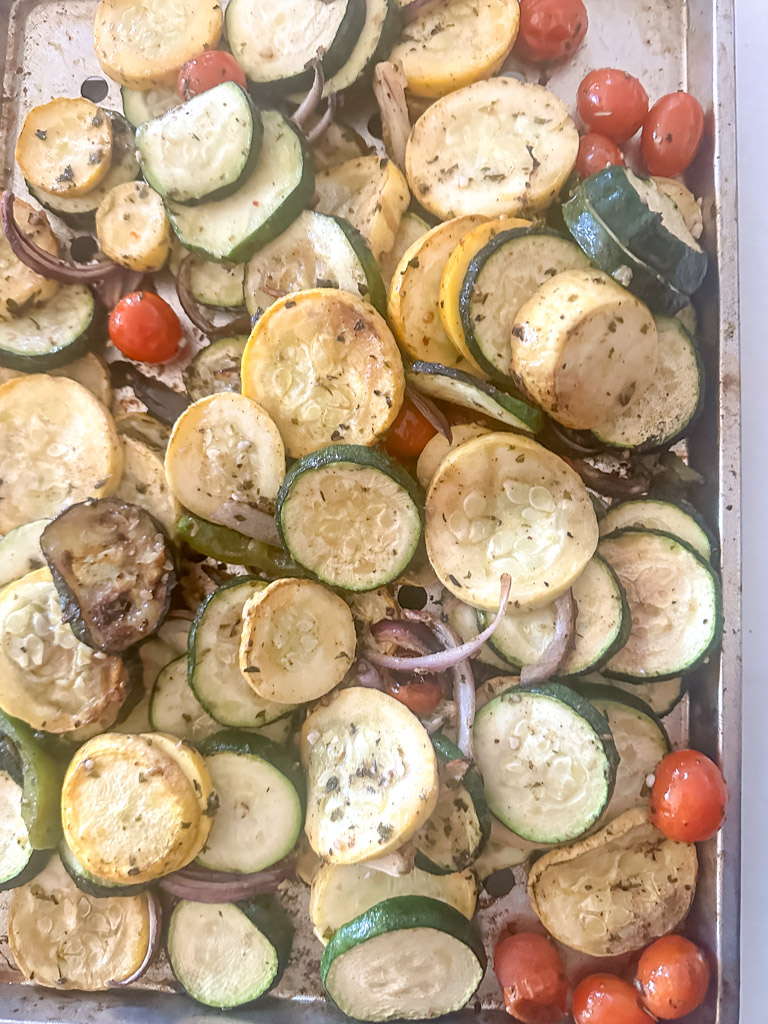 grilled zucchini and squash cooked