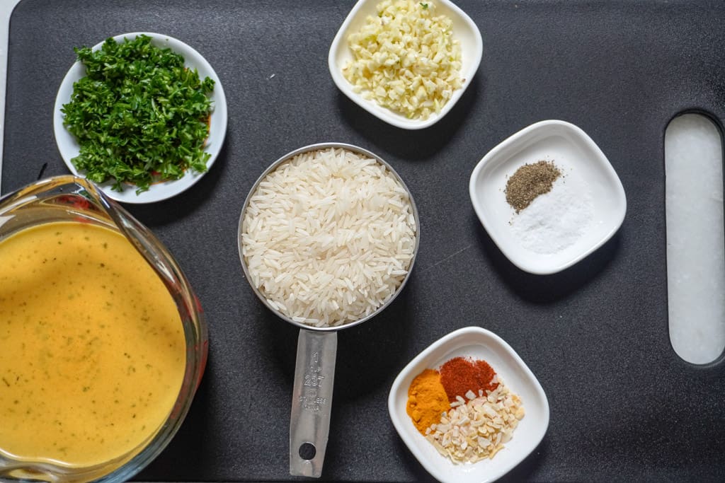 ingredients for greek rice