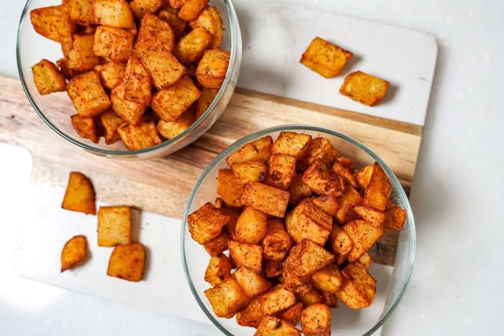 a bowl of fiesta potatoes