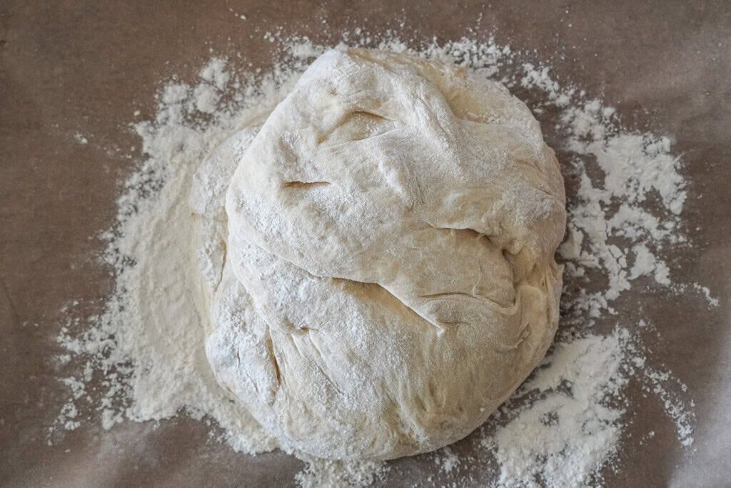 bread dough for garlic knots